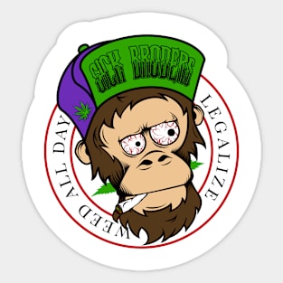 MONKEY 420 Sticker